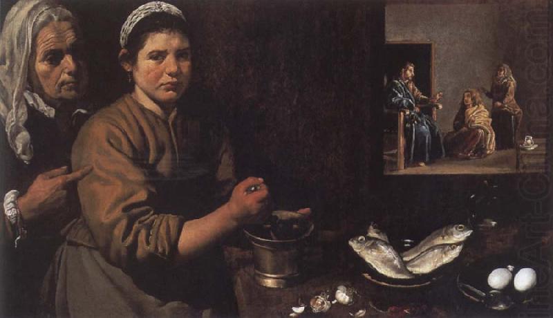Christ in the House of Mary and Marthe, Diego Velazquez